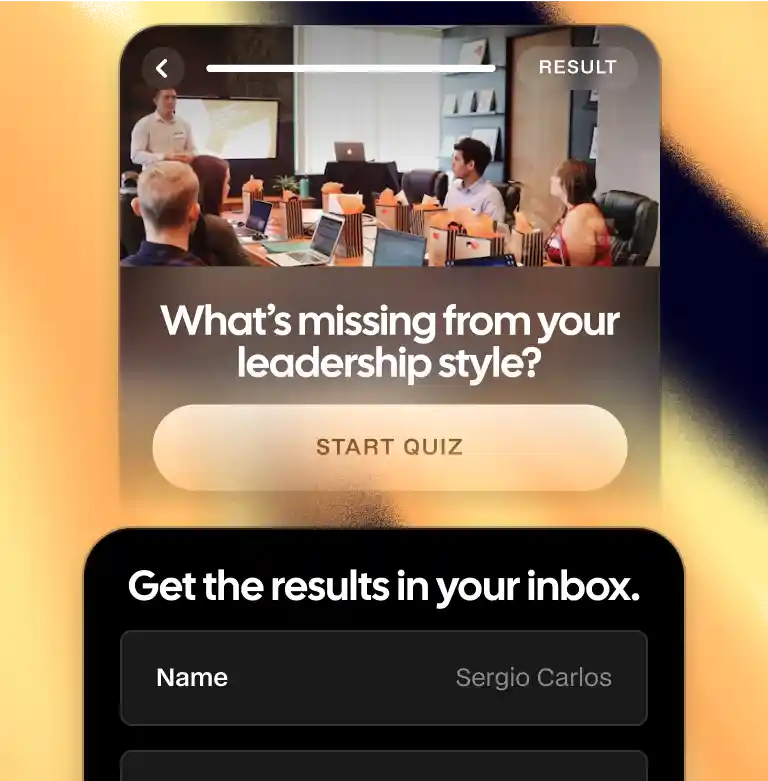 A quiz that reveals what's missing from your leadership style