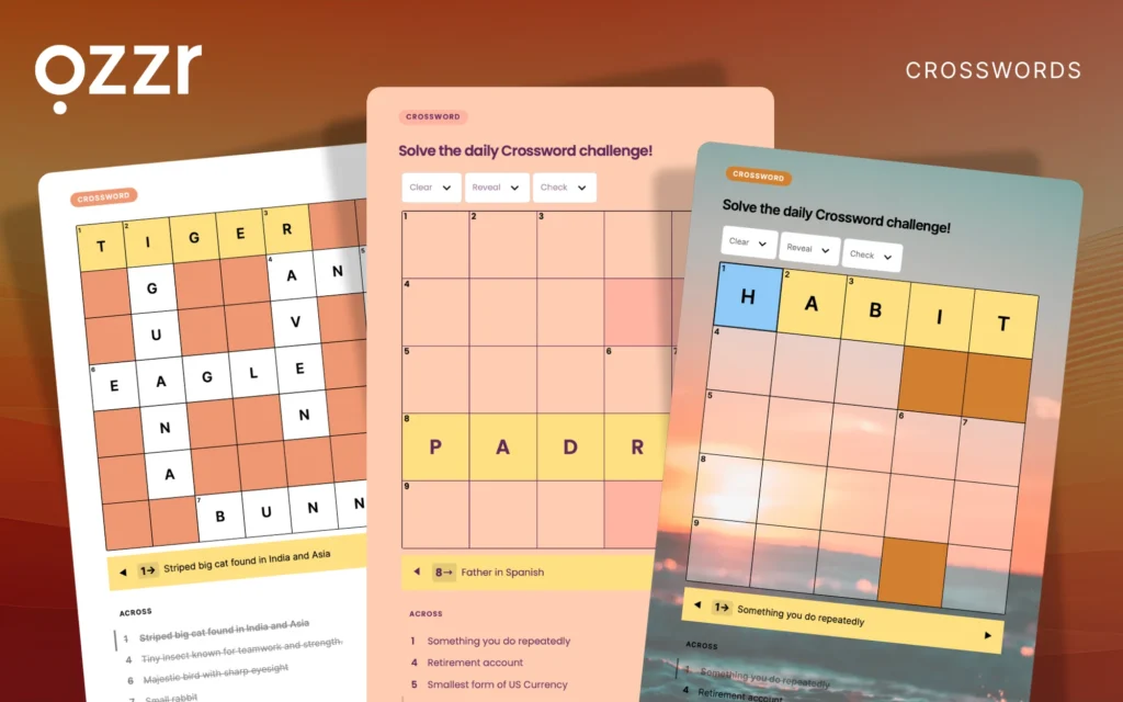 Qzzr launches a new crossword puzzle maker