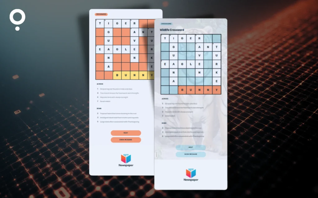 crossword puzzle maker with branding control