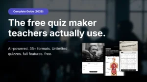free quiz maker for teachers