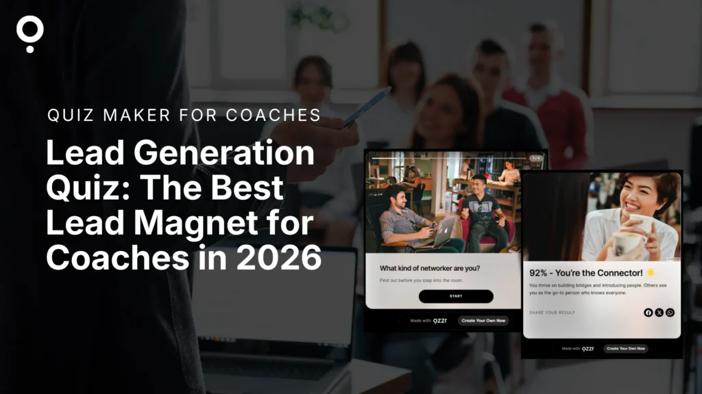 Qzzr - Lead generation Quiz for Coaches