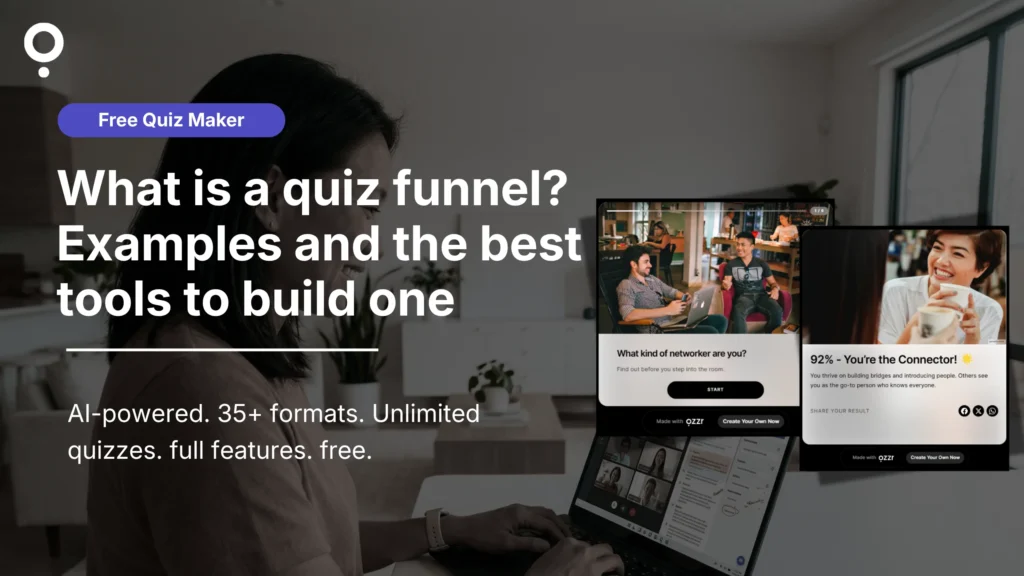 What is a quiz funnel? Examples and the best tools to build one