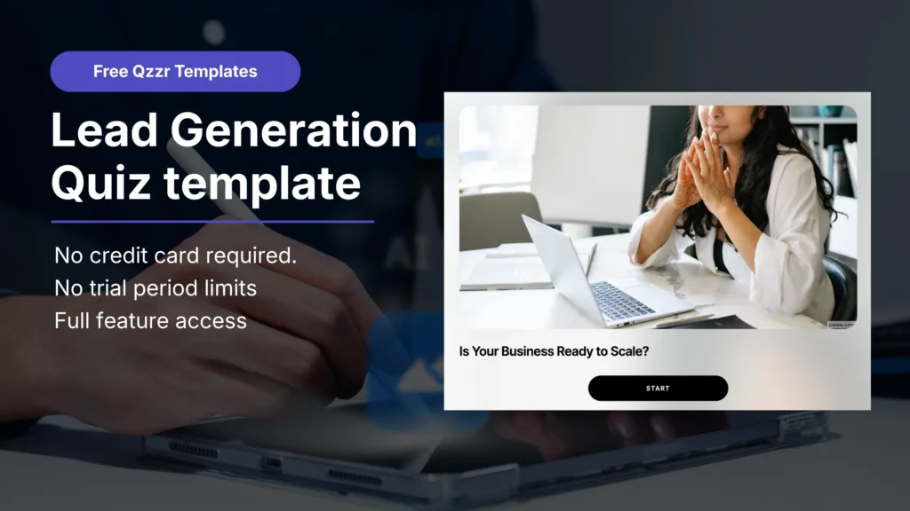 Qzzr Lead Generation quiz Template